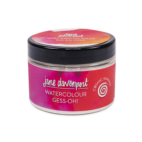 Watercolour Gess-Oh! (Jane Davenport) Cosmic Shimmer White