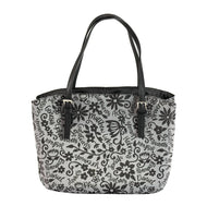 Books Of The Bible Floral, Purse Bible Cover, Extra Large