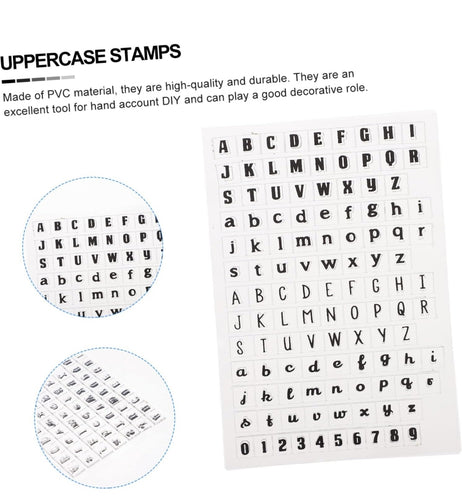 Alphabet & Number Stamps 114 pc, Crafter's Square