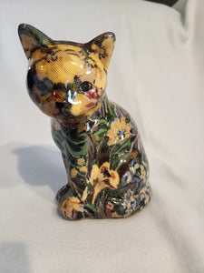 Vintage Decoupage Cat or Kitten