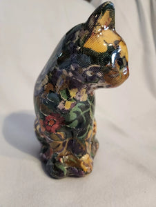 Vintage Decoupage Cat or Kitten