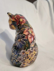 Vintage Decoupage Cat or Kitten