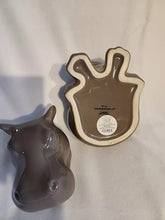 Load image into Gallery viewer, Threshold Hippo Hippopotamus Cookie Jar Target Gray Stoneware from 2015