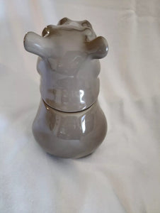 Threshold Hippo Hippopotamus Cookie Jar Target Gray Stoneware from 2015