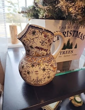 Load image into Gallery viewer, VTG Ceramica Conimbriga Hand Painted Forrest Sec XVII Pottery Pitcher