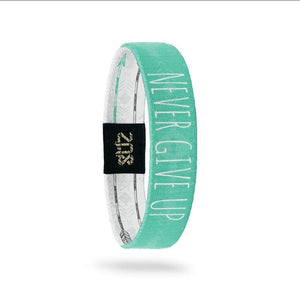 ZOX Wristband - "Never Give Up"