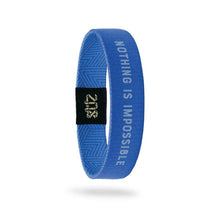 Load image into Gallery viewer, ZOX Wristband -&quot;Nothing Is Impossible&quot;