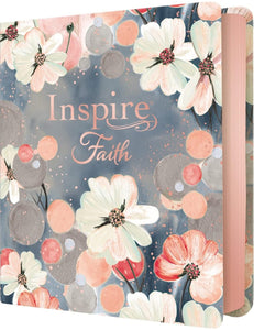 NLT Inspire Faith Bible - Filament Enabled (Watercolor Garden Leatherlike)