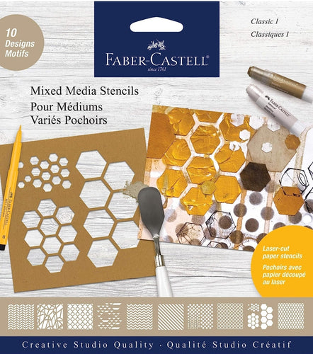 Mixed Media Paper Stencils - Faber Castell