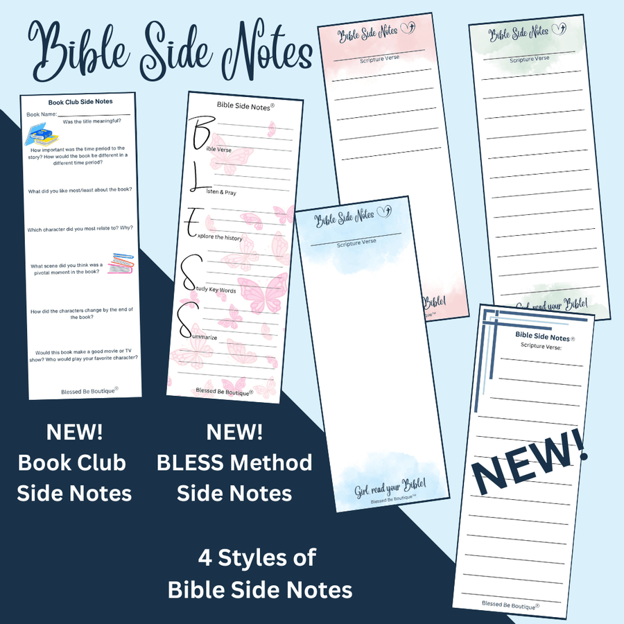 Bible Verse Notebook with Sticky notes