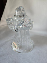 Load image into Gallery viewer, Vintage DePlomb Crystal Santa Claus Candle Holder