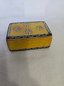 Yellow Trinket Box