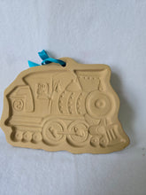 Load image into Gallery viewer, Vintage Brown Bag Cookie Art Train Ornament/Cookie Mold
