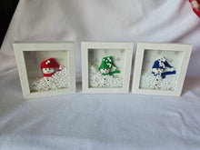 Load image into Gallery viewer, Snowman Shadow Boxes (Set of 3)