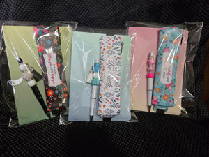 Journaling Gift Set (Journal, Pencil Case, Beaded Pen)
