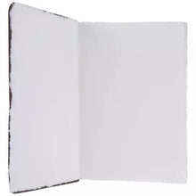 Load image into Gallery viewer, Embossed Leather Sketchbook with Handmade Paper
