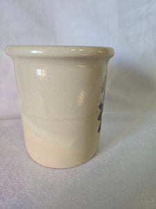 Vintage Shaker & Thangs Pottery Crock with Magnolia Design