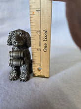 Load image into Gallery viewer, Vintage Honeywell Hudson Pewter Saint Bernard Dog Figurine
