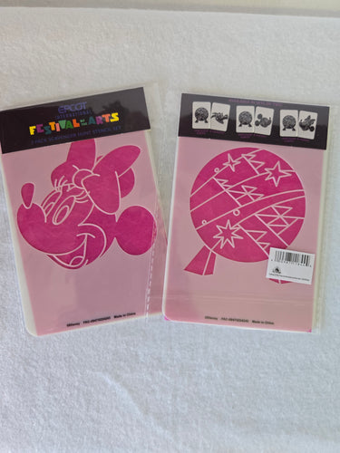 Epcot International Festival of the Arts 2-pack Scavenger Hunt Stencils - Minnie