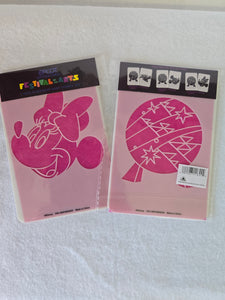 Epcot International Festival of the Arts 2-pack Scavenger Hunt Stencils - Minnie