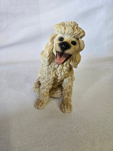 White Poodle Figurine