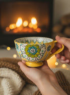 New Anthropologie Elka Ayaka Pedestal Mug