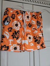 Load image into Gallery viewer, Men's Wes &amp; Willy Tennessee Volunteers Orange Floral Volley Logo Swim Trunks (New)