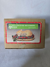 Load image into Gallery viewer, Not A Creature Was Stirring, Vintage Cat and Mouse Figurine