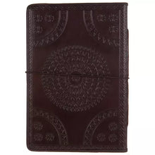 Load image into Gallery viewer, Embossed Leather Sketchbook with Handmade Paper