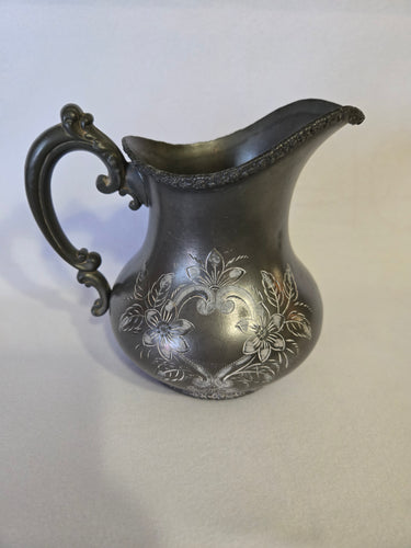 Silver Plated Pitcher by American Co 600 Quadruple.