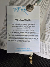 Load image into Gallery viewer, Beaded Sand Dollar Bookmark (Handmade)