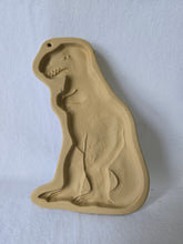 Load image into Gallery viewer, Vintage Brown Bag Cookie Art T-Rex Dinosaur Ornament/Cookie Mold