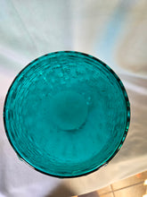 Load image into Gallery viewer, Hobnail like Glass Vase in aquamarine