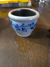 Load image into Gallery viewer, Salmon Falls Pottery Salt Glazed Blueberry vine Pottery Cup