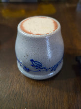 Load image into Gallery viewer, Salmon Falls Pottery Salt Glazed Blueberry vine Pottery Cup