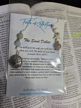 Load image into Gallery viewer, Beaded Sand Dollar Bookmark (Handmade)