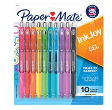 Load image into Gallery viewer, Paper Mate® InkJoy® Pens, Gel Pens, Medium Point (0.7 mm), Assorted, 10 Count