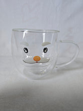 Load image into Gallery viewer, Santa Double Walled Glass Mug