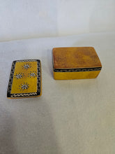 Load image into Gallery viewer, Yellow Trinket Box
