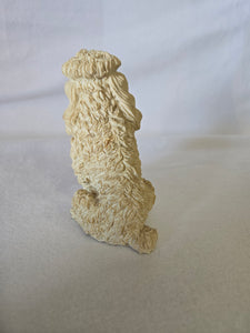 White Poodle Figurine