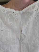 Load image into Gallery viewer, White Eyelet Blouse