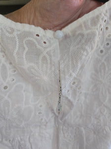White Eyelet Blouse