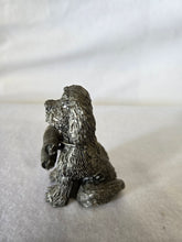 Load image into Gallery viewer, Vintage Honeywell Hudson Pewter Saint Bernard Dog Figurine