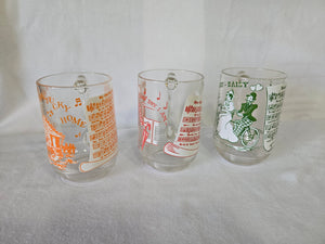 Coronet Crystal Melody Pattern Tumber Set (3)