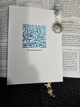 Load image into Gallery viewer, Beaded Sand Dollar Bookmark (Handmade)