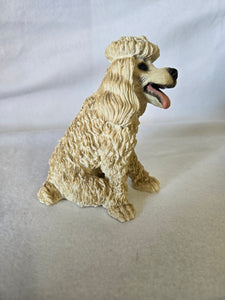 White Poodle Figurine
