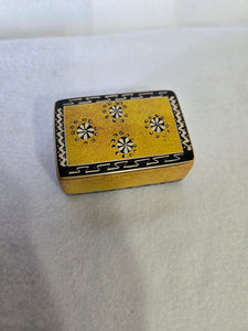 Yellow Trinket Box