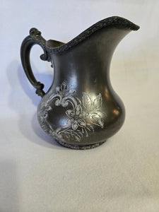 Silver Plated Pitcher by American Co 600 Quadruple.