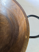 Load image into Gallery viewer, ThirstyStone Wood Salad Bowl with Iron Handles