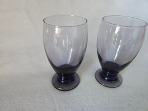 Crista Copa Lexington Drinking Glasses - Set of 2- Domaine Purple